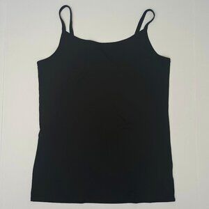No Boundaries Size XL (15-17) Black Ribbed Tank Top